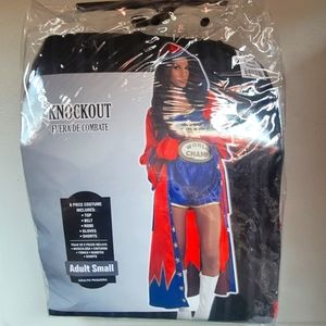 Women’s KNOCKOUT boxer halloween costume size Small